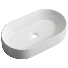 Cove 525mm Gloss White Ceramic Above Counter Basin
